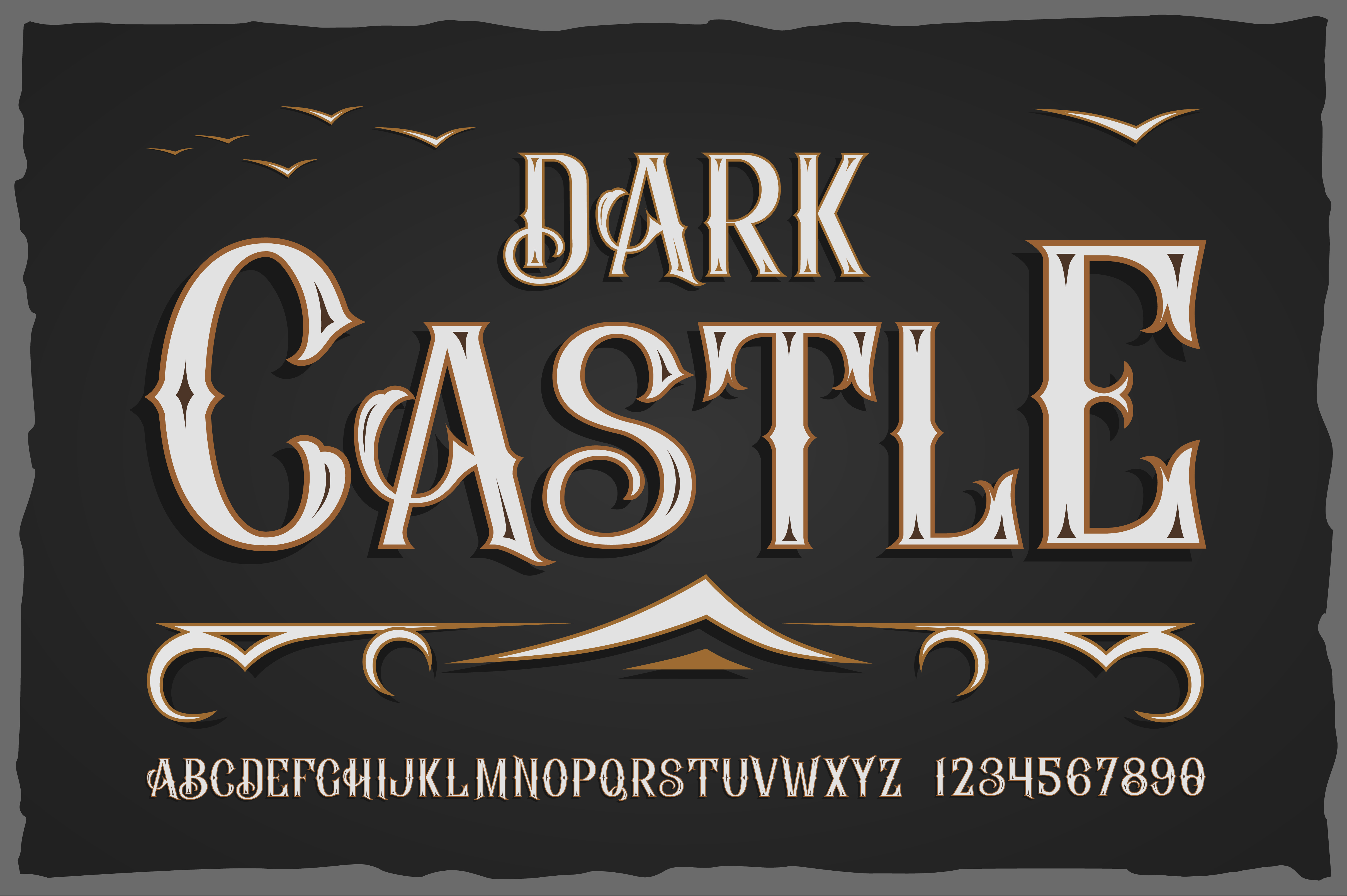 Font Dark Castle